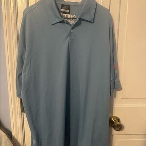 Men's Light Blue Polo Shirt, with logo